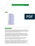 Sistemas Habituales en Futbol 11