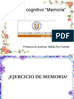 Ejerciciodememoria