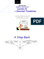 Syntax Directed Translation