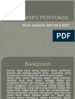 Abses Peritonsil