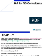 ABAP for SD Consultatnt
