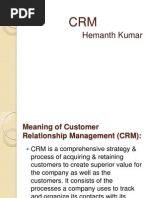 CRM Reliance Mart and Bigbazaar