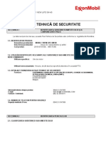 Mobil 1 0W-40 Newlife Ro Msds