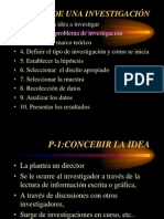 Pasos de Una Investigación