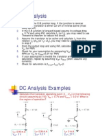 BJT DC Analysis