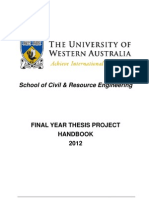 2012 Final Year Handbook v120712