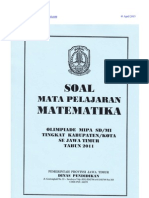 Download Soal Osn Matematika Sd 2011 Tingkat Kabupaten by Sosuke D Aizen SN134472838 doc pdf