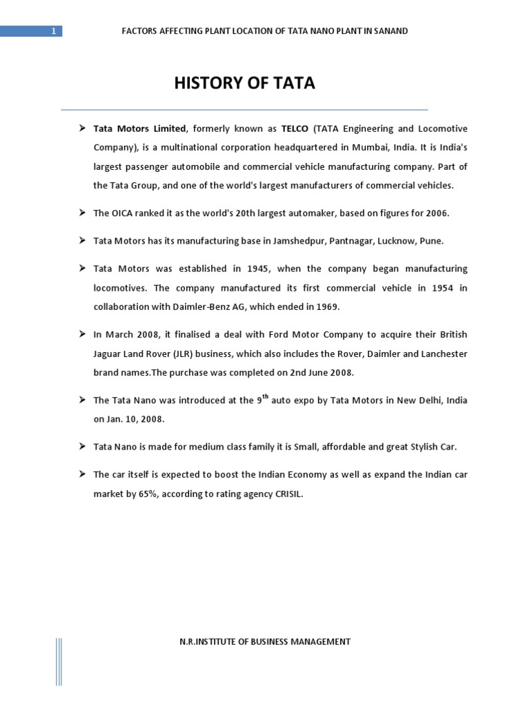 Tata nano segmentation image