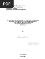 A COMUNICAÇÃO ALTERNATIVA E AMPLIADA NAS  ESCOLAS