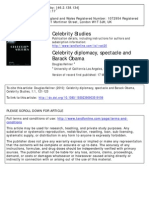 Celebrity Diplomacy, Spectacle and Obama PDF