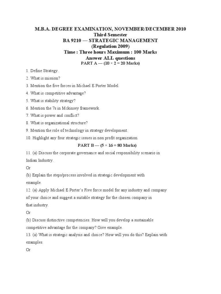 University Question Paper | PDF | Business | Finance & Money Management