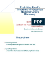 Exploiting Pearl's Theorems For Graphical Model Structure Discovery