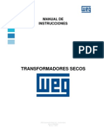 WEG Manual de Instrucciones Transformadores Secos 10000629960 11.10 Manual Espanol