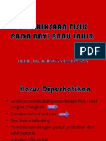 Pemeriksaan Fisik Bayi Baru Lahir