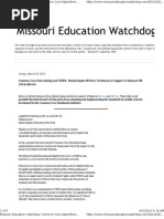 Common Core Data Mining and FERPA (Missouri Kaplan Testimony)