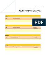 Monitoreo Semanal Personal