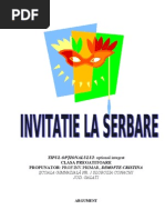 0 0 Invitatie La Serbare