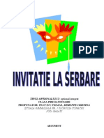 0 0 Invitatie La Serbare