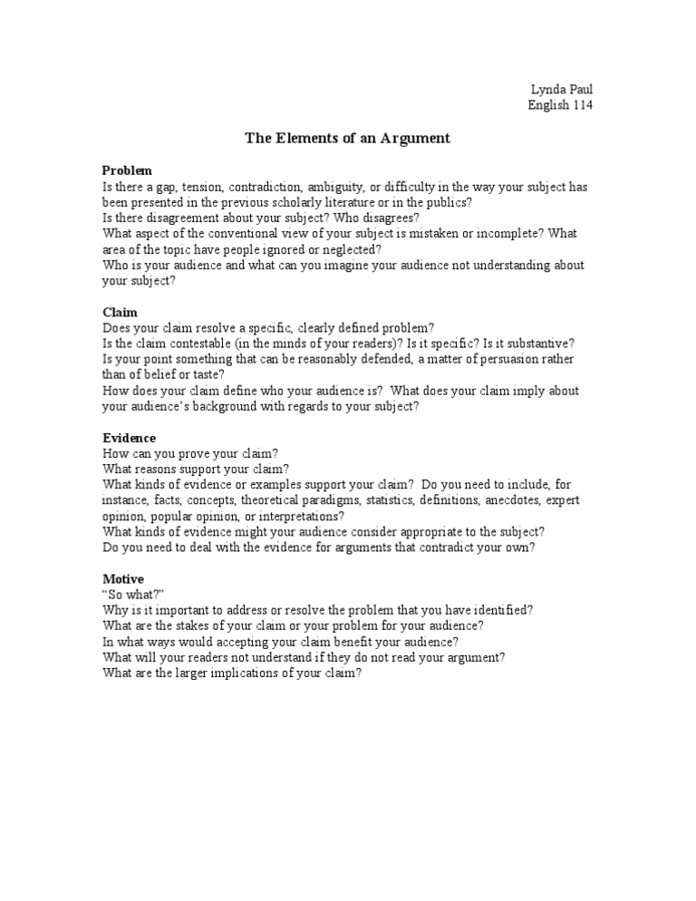 Crafting a Strong Argument Essay | PDF | Science & Mathematics