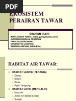 Download Ekologi Perairan Tawar Fresh Waters by Indra Gumay Yudha SN13449566 doc pdf