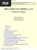 The Taking of America 1-2-3 by Richard E.sprague