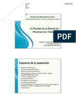 95725950 La Prueba en La Nueva Ley Procesal Del Trabajo Robert Del Aguila Vela Conferencia Diplomado CAL