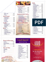 Rakuzen Menu Highlights and Sets | PDF | Sushi | Seafood