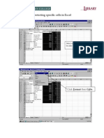 Protecting Specific Cells in Excel: Select Cells That You Wish To Be Able To Be Changed/edited