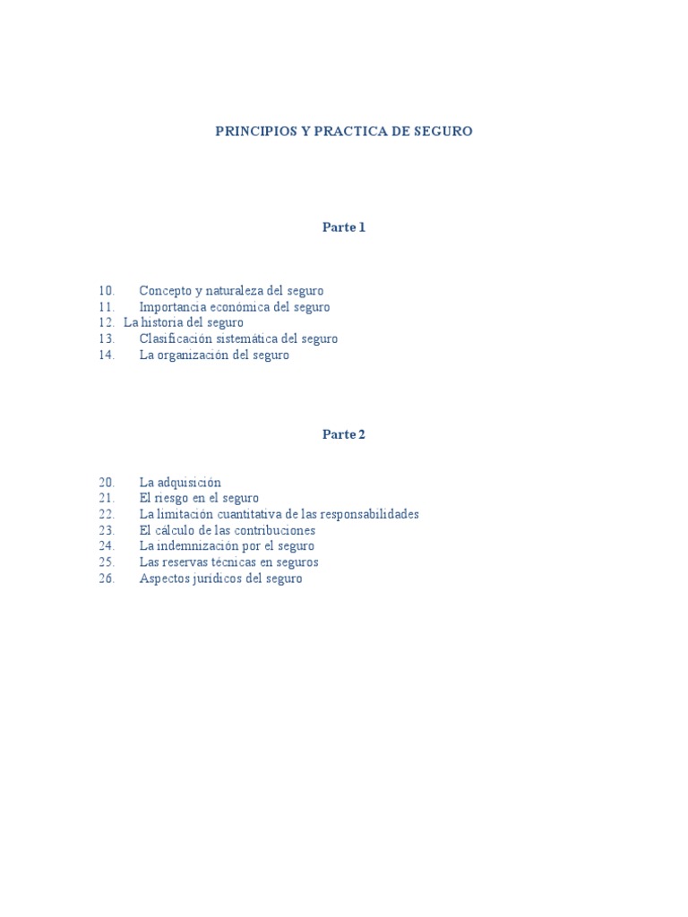 Fundamentos del Seguro y su Práctica | PDF | Reaseguro | Póliza de seguros