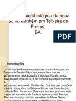 Análise Microbiológica Da Água Do Rio Itanhém em