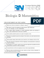 UFRN_2005_Prova_Biologia_Matemática
