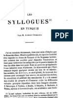 Albert Dumont-Les Syllogues en Turquie