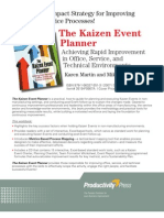 Kaizen Event Planner Flyer