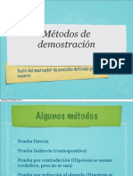 4 Métodos de demostración