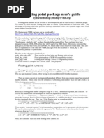 Floating Point Package User's Guide