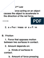 Newton's 2nd Law and Types of Forces