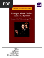 Download Harnoncourt - Music as Speech by Godie Robert SN134522069 doc pdf