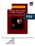 Download Harnoncourt - Music as Speech by Godie Robert SN134522069 doc pdf