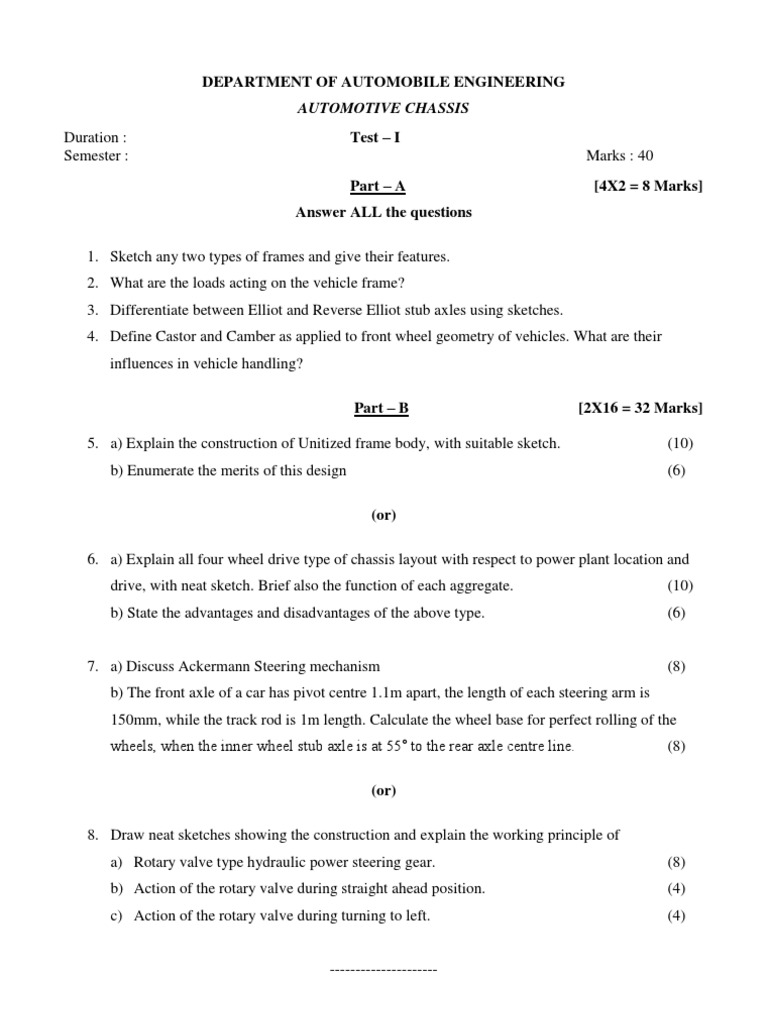 Automotive Chassis PDF