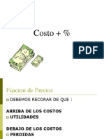 Costo + %: Cálculo de precios con margen de utilidad