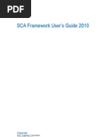 SCA Framework User's Guide 2010