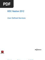 Download MSC Nastran 2012 User Defined Services by MSC Nastran Beginner SN134539050 doc pdf