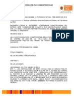 Codigo de Procedimientos Civiles-marzo 2012