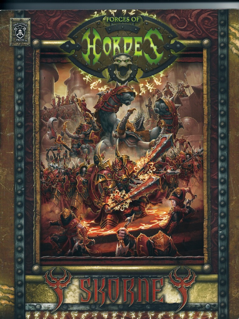 Forces Of HORDES: 2016 Faction Deck Mk. III - Minions - Color Stat Cards - PIP-91114