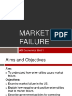Externalities Causing Market Failure