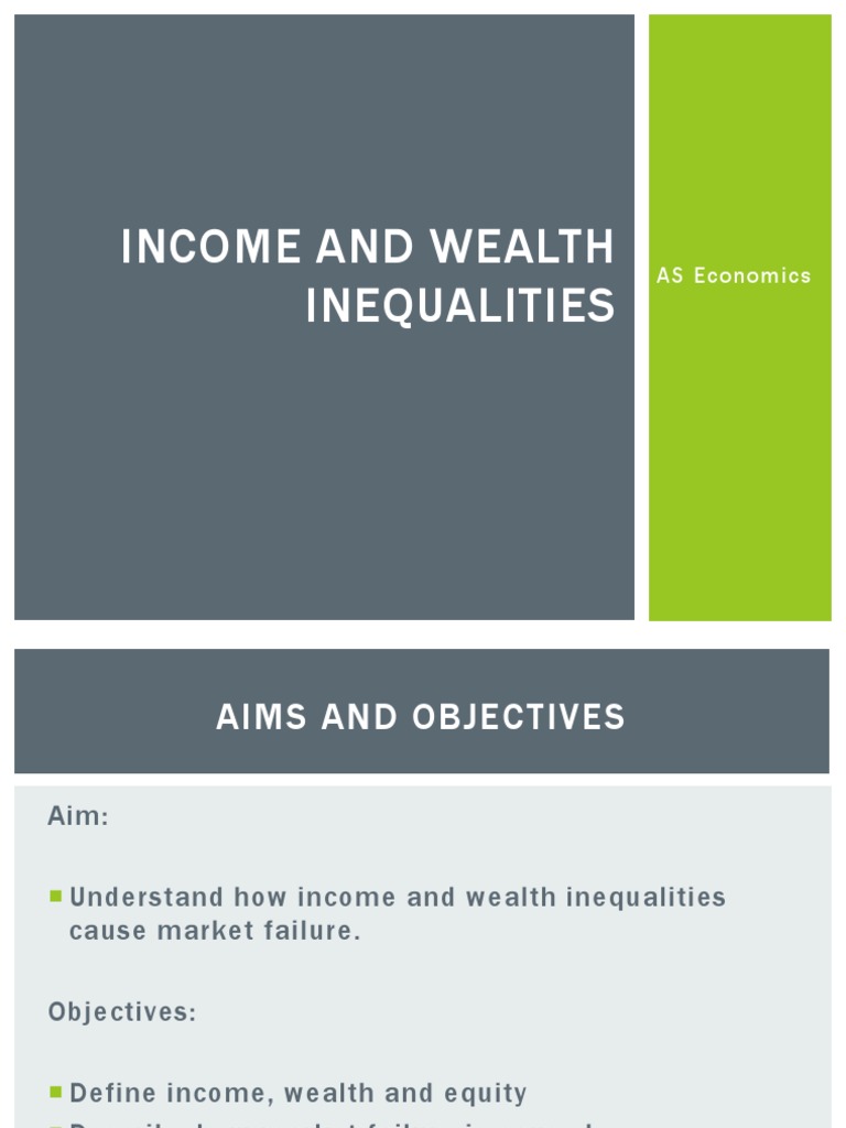 Defining Income and Wealth Inequalities | PDF | Economic Inequality ...