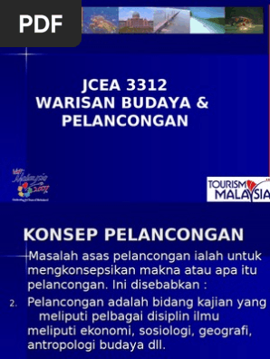 Konsep Pelancongan Pdf