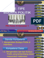 Tipe-Tipe Budaya Politik