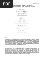 Résistance a la publicité
