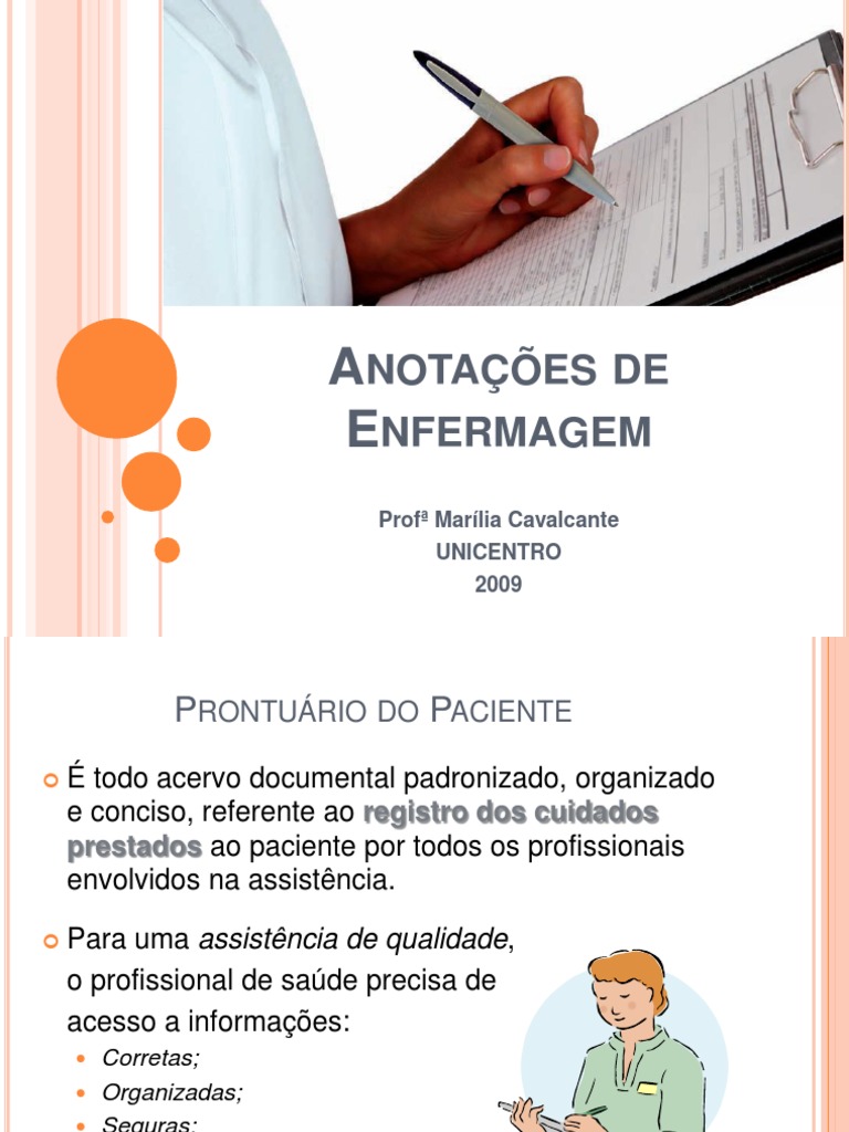 Como Fazer Uma Boa Anotação De Enfermagem